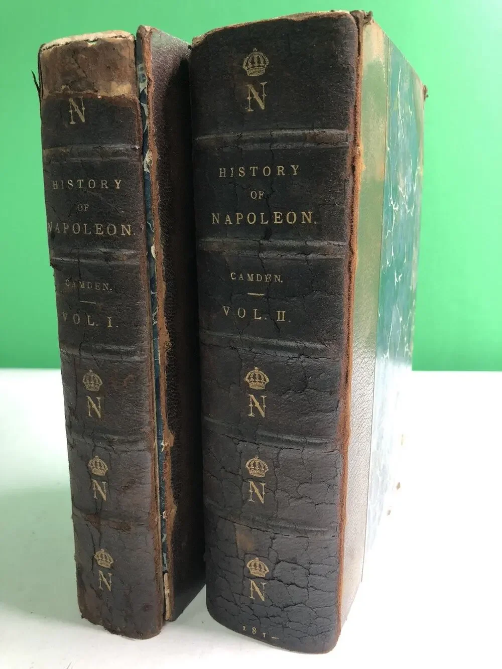 1814 Vols. 1 & 2 History of Rise Progress Overthrow NAPOLEON BONAPARTE Camden
